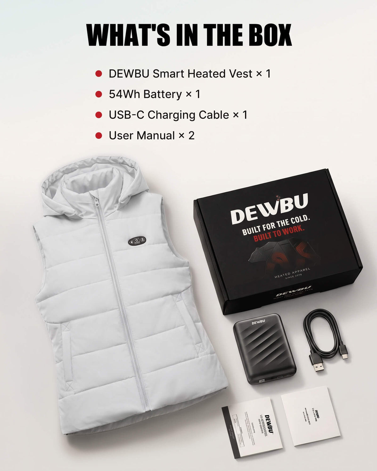 Pre-Order | Women's AI-Powered Smart Heated Vest with 12V Battery Pack