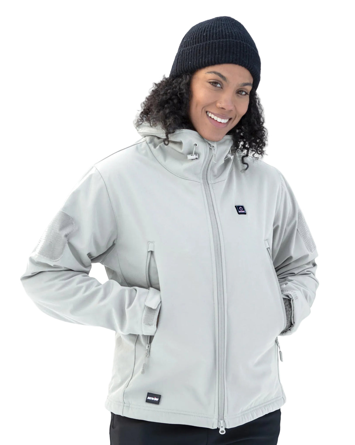Women's Soft Shell Heated Jacket With 12V Battery Pack
