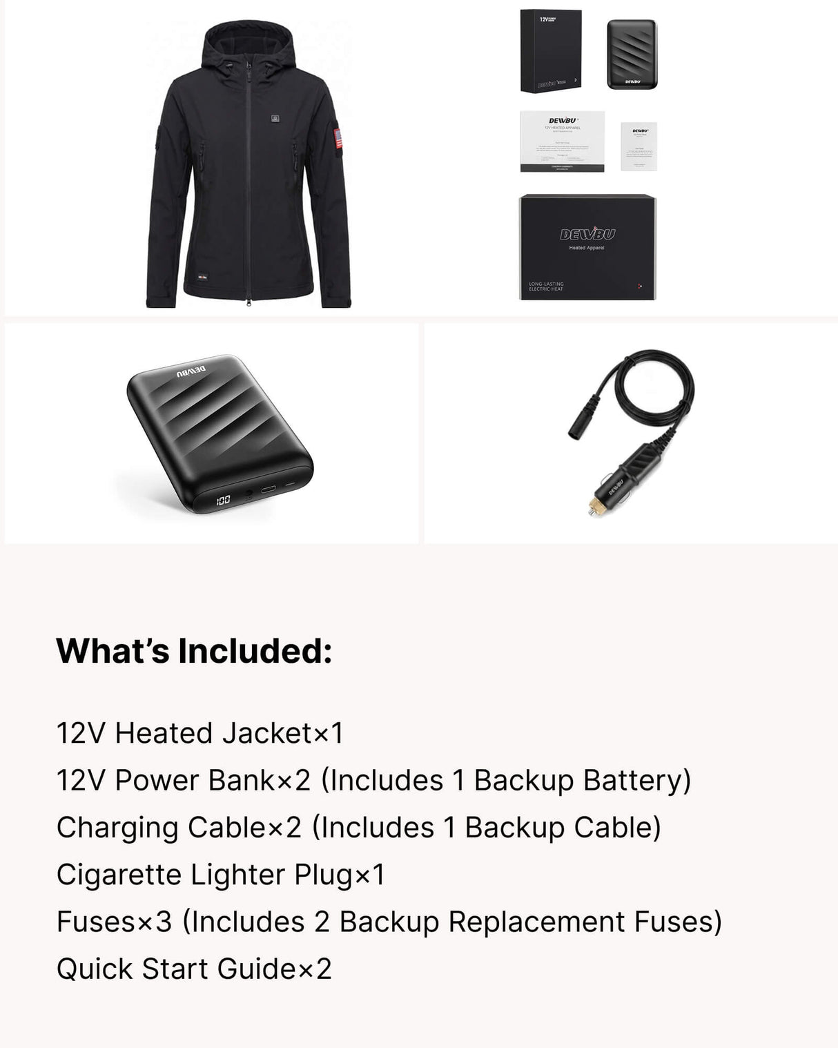 12V Women's Worksite Softshell Heated Jacket & Accessory Bundle