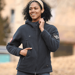 Heated fleece jacket women's hotsell