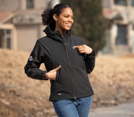 Soft Shell Heated Jackets For Womens