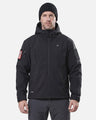 Men's Soft Shell Heated Jacket With 12V Battery Pack