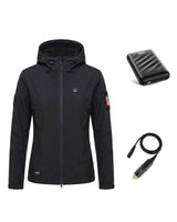 12V Women's Worksite Softshell Heated Jacket  & Accessory Bundle