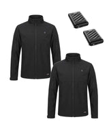 12V Detachable Hood Heated Jacket & Extra Battery Gift Bundle for Men