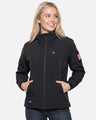 Women's Soft Shell Heated Jacket With 12V Battery Pack