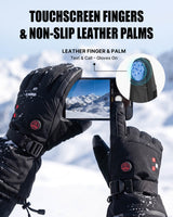 Heated Gloves for Men and Women with 7.4V Battery Pack