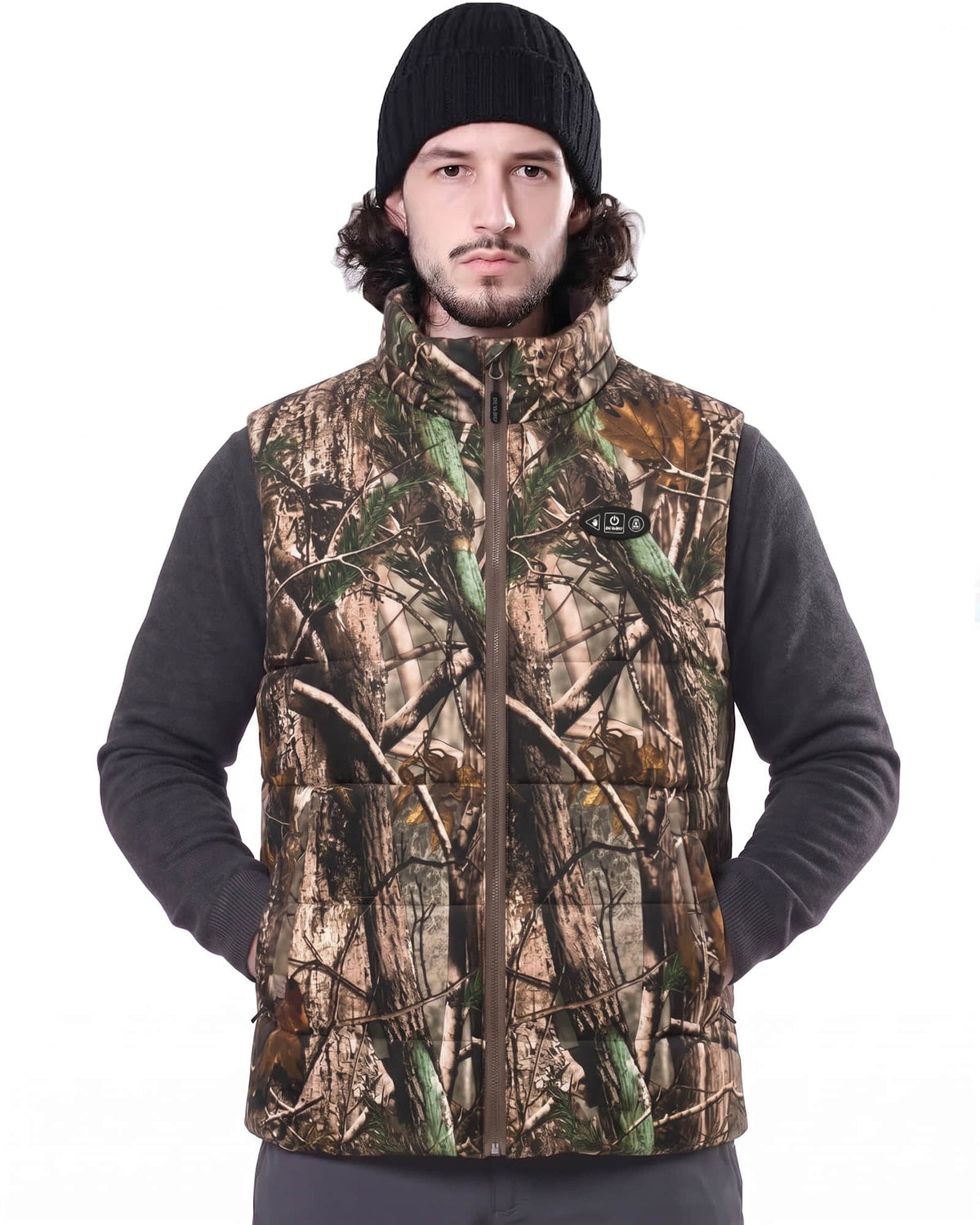 Pre-Order Men's AI-Powered Smart Heated Vest with 12V Battery Pack