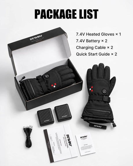 Pre-Order | Heated Gloves for Men and Women with 7.4V Battery Pack