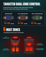 Pre-Order Women's AI-Powered Smart Heated Vest with 12V Battery Pack
