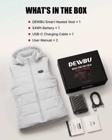 Pre-Order | Women's AI-Powered Smart Heated Vest with 12V Battery Pack