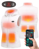 Pre-Order Women's AI-Powered Smart Heated Vest with 12V Battery Pack