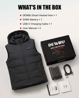 Pre-Order | Men's AI-Powered Smart Heated Vest with 12V Battery Pack