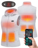 Pre-Order Women's AI-Powered Smart Heated Vest with 12V Battery Pack