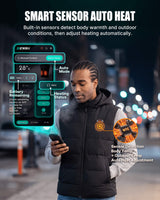 Pre-Order Men's AI-Powered Smart Heated Vest with 12V Battery Pack