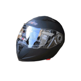 DEWBU Full Face Motorcycle Street Bike Helmet-Black