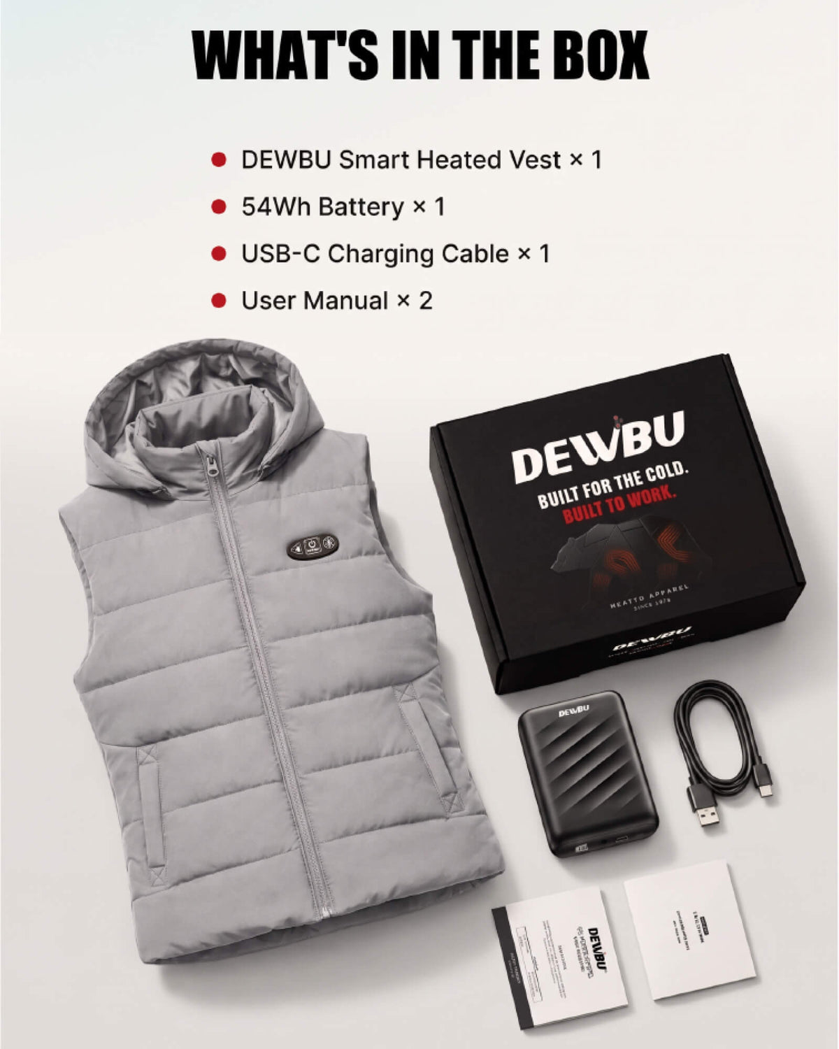 Pre-Order Women's AI-Powered Smart Heated Vest with 12V Battery Pack