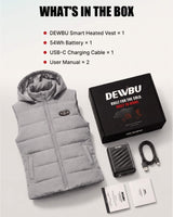 Pre-Order Women's AI-Powered Smart Heated Vest with 12V Battery Pack