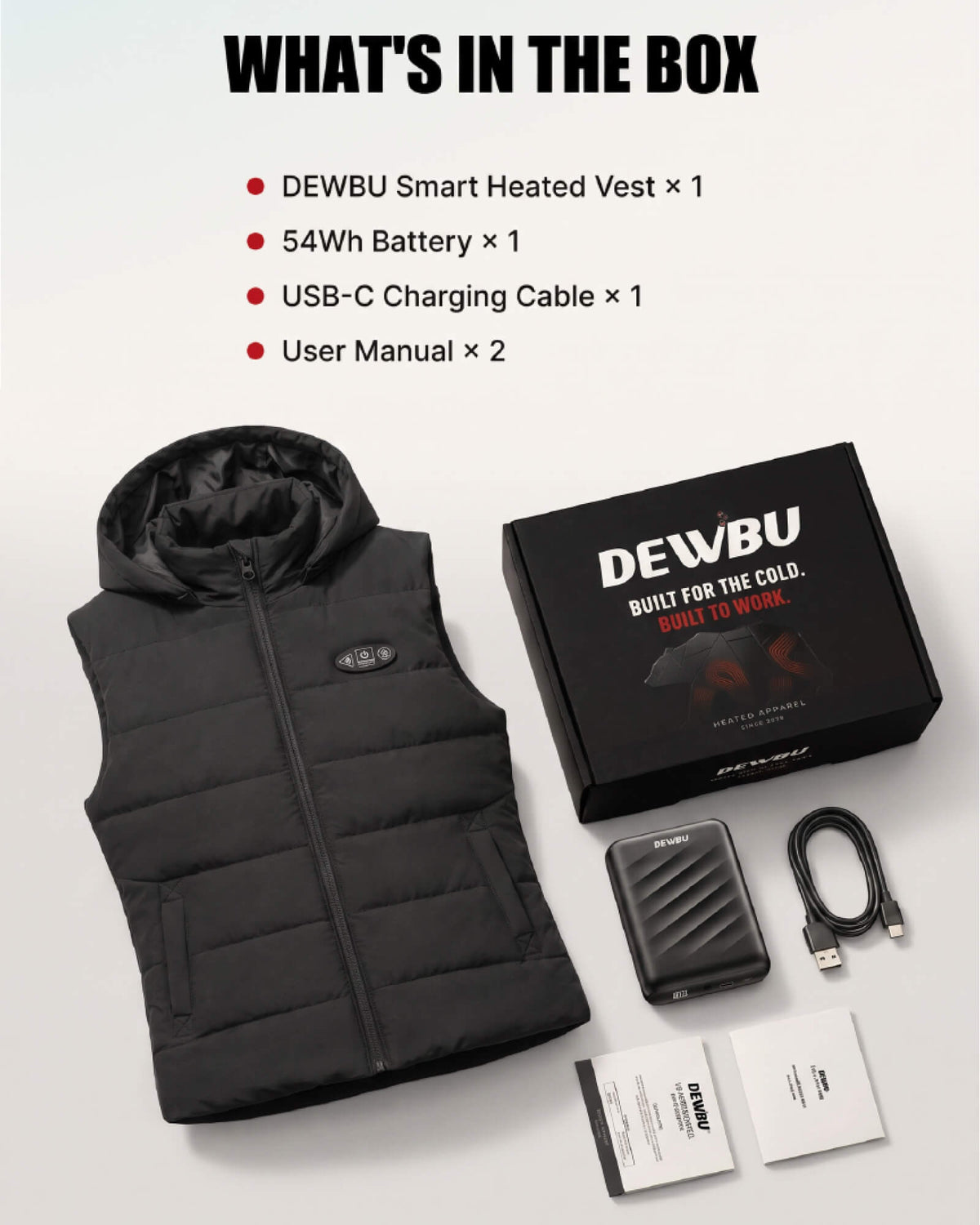 Pre-Order Women's AI-Powered Smart Heated Vest with 12V Battery Pack