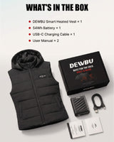 Pre-Order Women's AI-Powered Smart Heated Vest with 12V Battery Pack