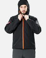 Men's Soft Shell Heated Jacket With 12V Battery Pack