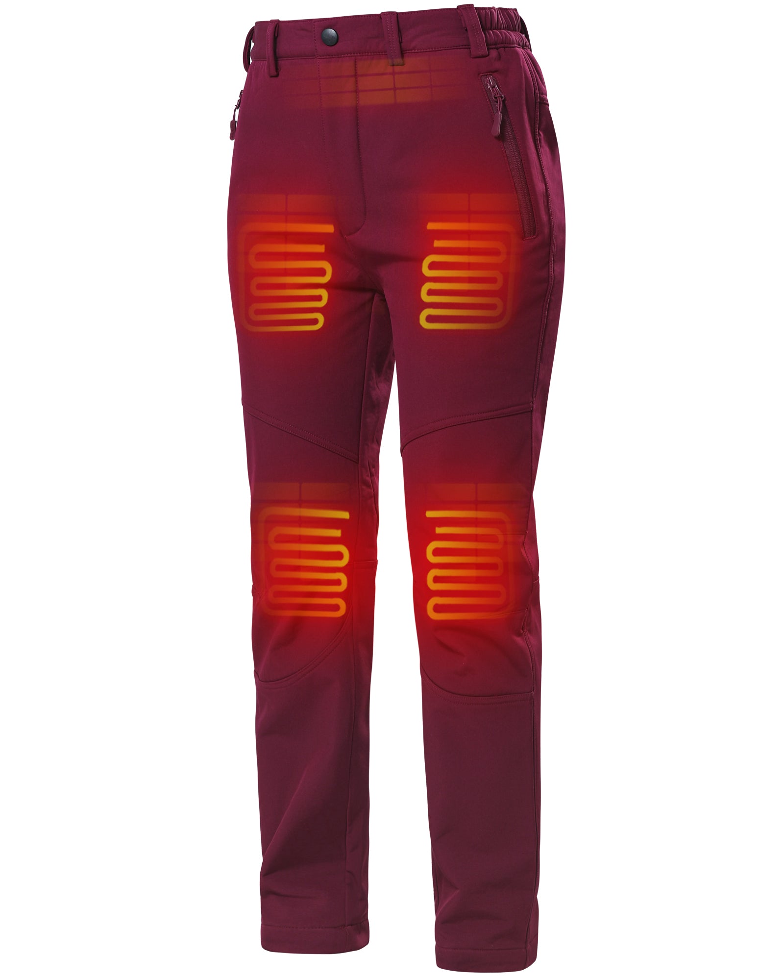 Heated ski hot sale pants