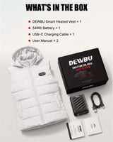 Pre-Order Women's AI-Powered Smart Heated Vest with 12V Battery Pack