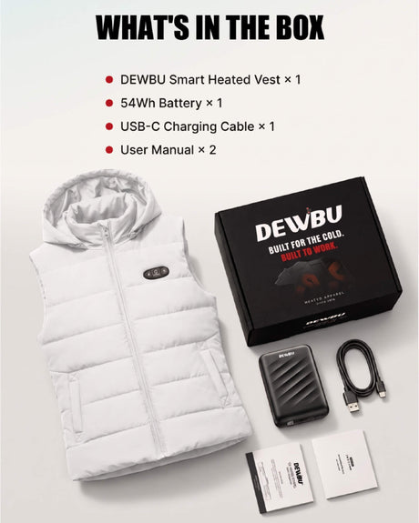 Pre-Order | Women's AI-Powered Smart Heated Vest with 12V Battery Pack