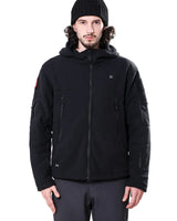 12V His & Hers Everyday-Comfort Fleece Heated Jacket & Extra Battery Bundle in Black