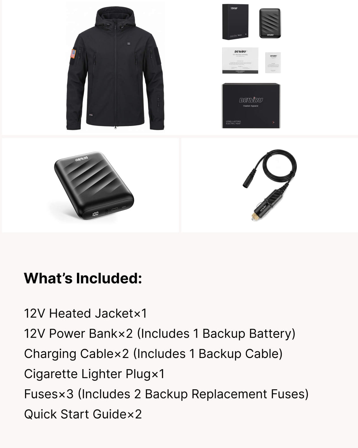 12V Men's Worksite Softshell Heated Jacket & Accessory Bundle