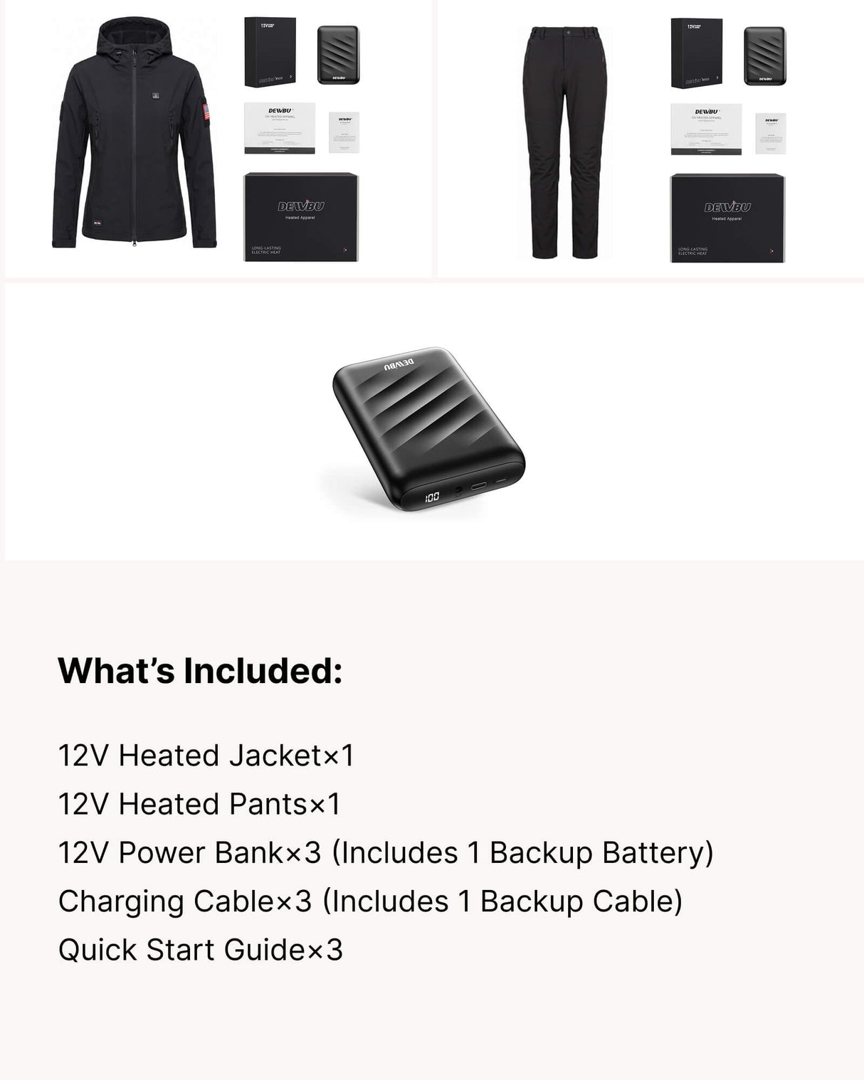 12V Women's Worksite Full-Body Softshell Heated Suit  & Extra Battery Bundle
