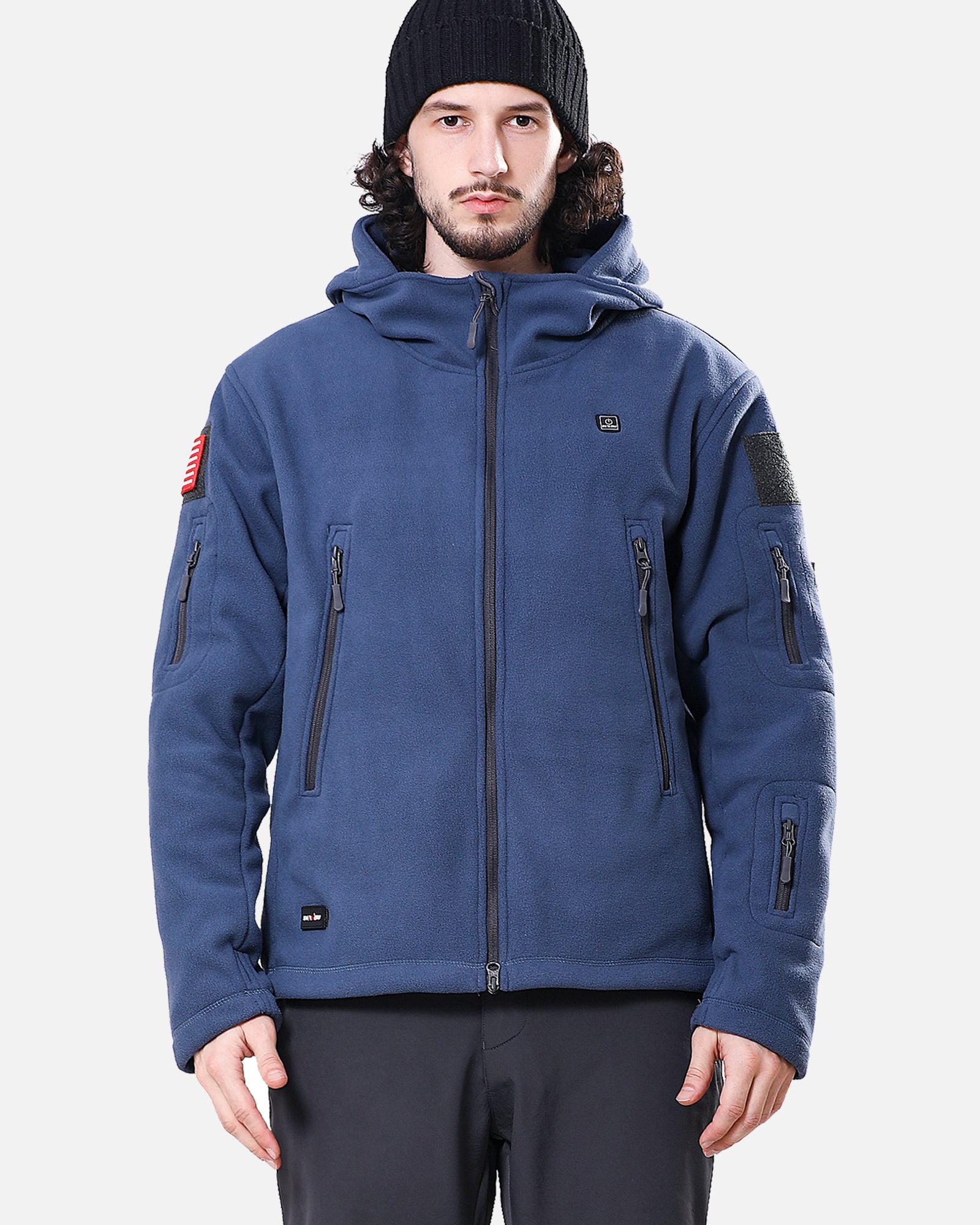 DEWBU® Men's Polar Fleece Heated Jacket With 12V Battery Pack